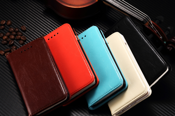 iphone 6 genuine leather book case 