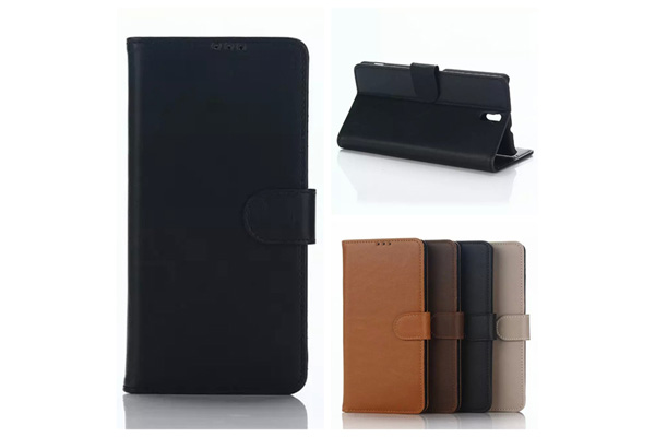 Sony C5 luxury wallet leather case