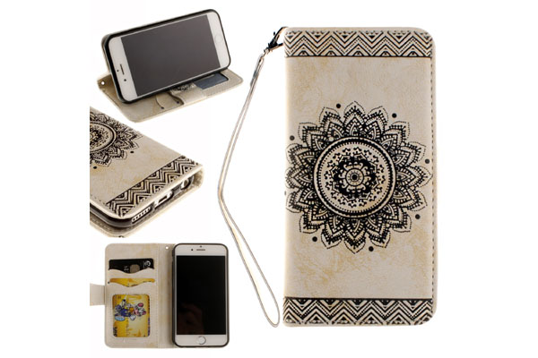 Mandala leather cover for iPhone 6