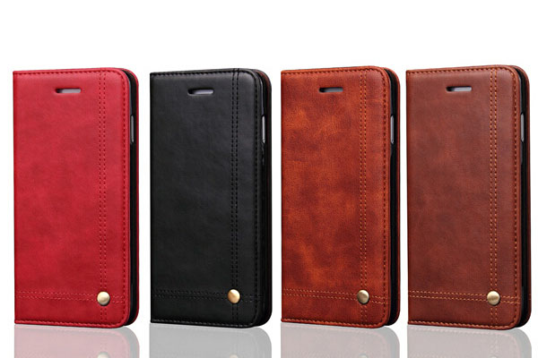 iphone 7 & 7 plus luxury folio leather case 