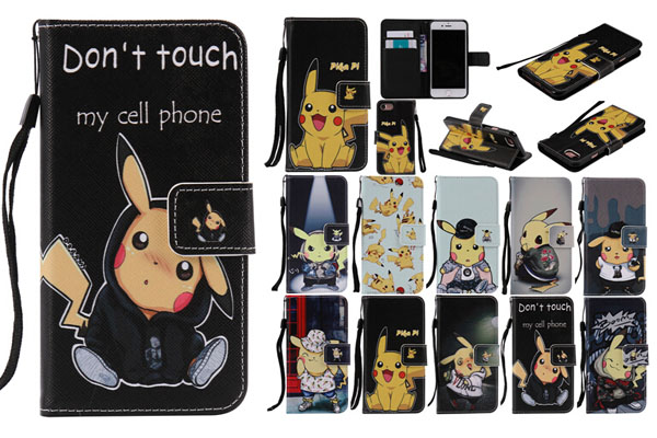 Super cute cartoon leather cover for Apple iphones 