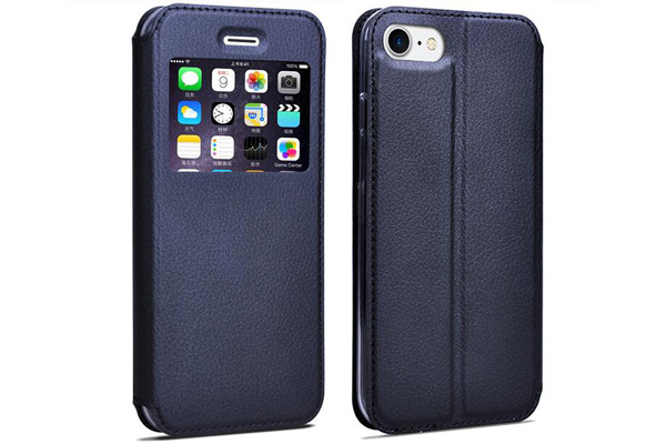 iPhone 7 leather cover with window or without window