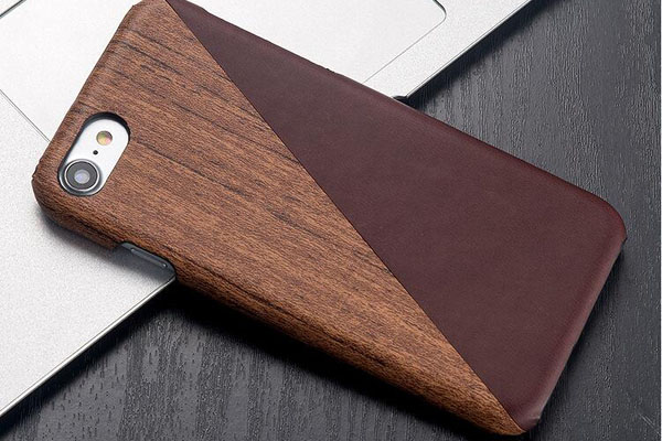 Two-tone wooden color style case