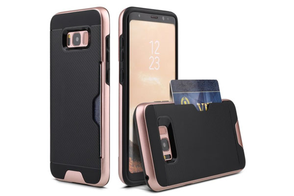 Galaxy S8 credit card slot case