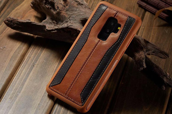 Premium leather back cover for Samsung Galaxy S9 