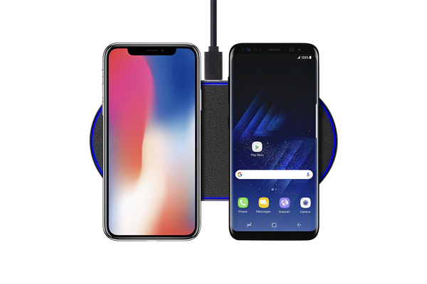 Dual-phone wireless charger
