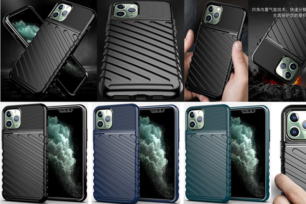 Excellent Hand Grip Feeling Shockproof Rugged TPU Case