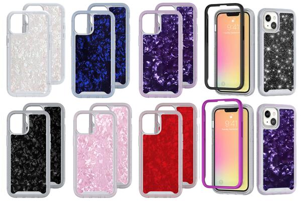 iPhone 13 Glitter Case 360 Full Protective