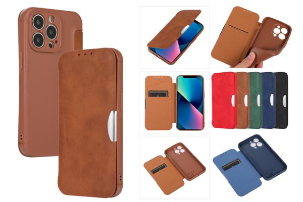 Slim Magnetic Leather Case